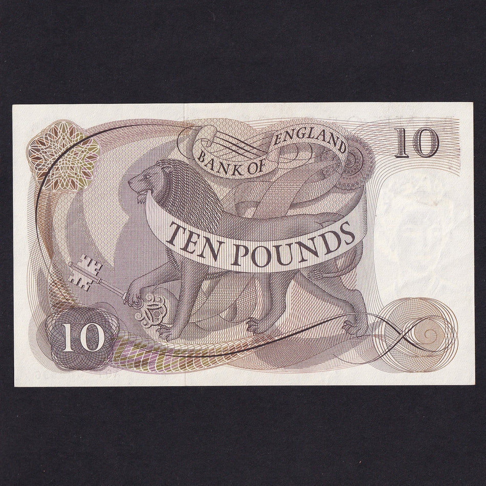 Bank of England (B299) Hollom, £10, first million, A01 702596, Good EF