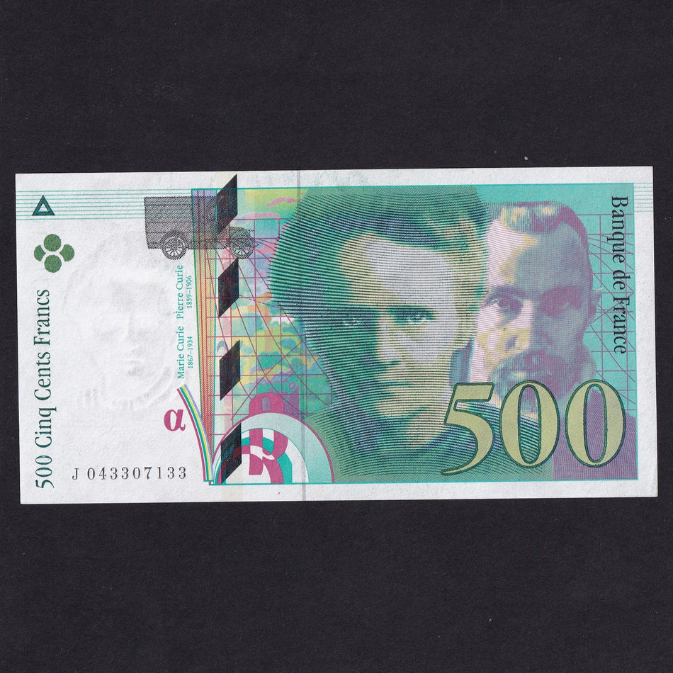 France (P160d) 500 Francs, 2000, A/UNC