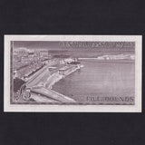 Malta (P30) £5, 1967, A/1 000002, Hogg signature, QEII, A/UNC