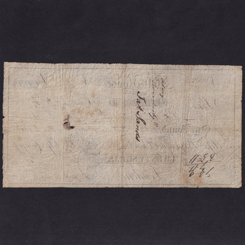 Provincial - Holt House, Derbyshire, 20 Shillings, 1801, for D. Dakeyne Jr., outing 970a, Fine