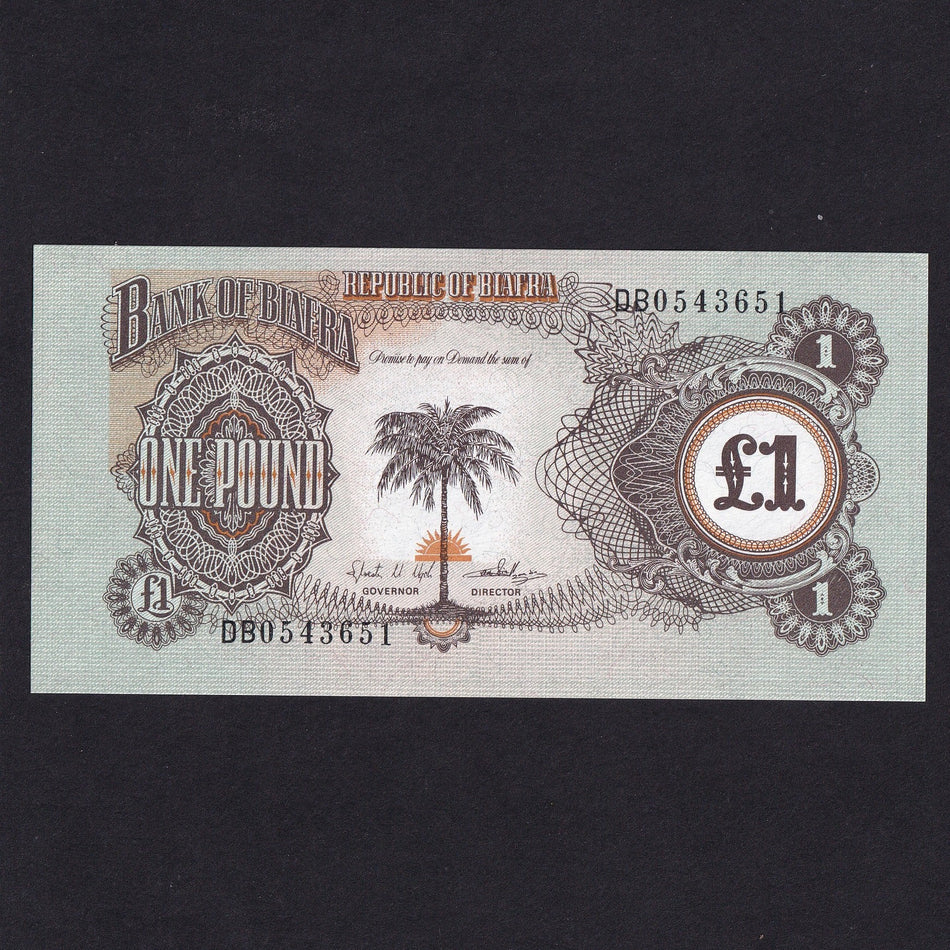 Biafra (P5a) £1, 1968-69, UNC