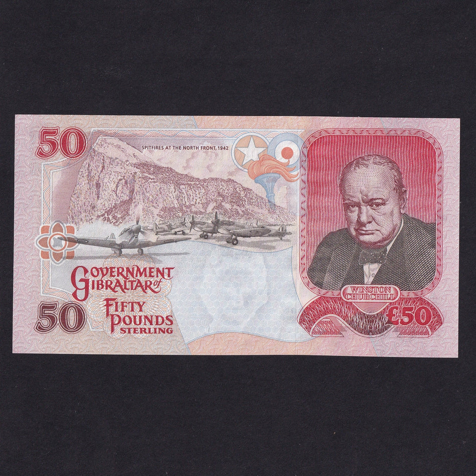 Gibraltar (P34) £50, 2006, Churchill, AA194595, UNC