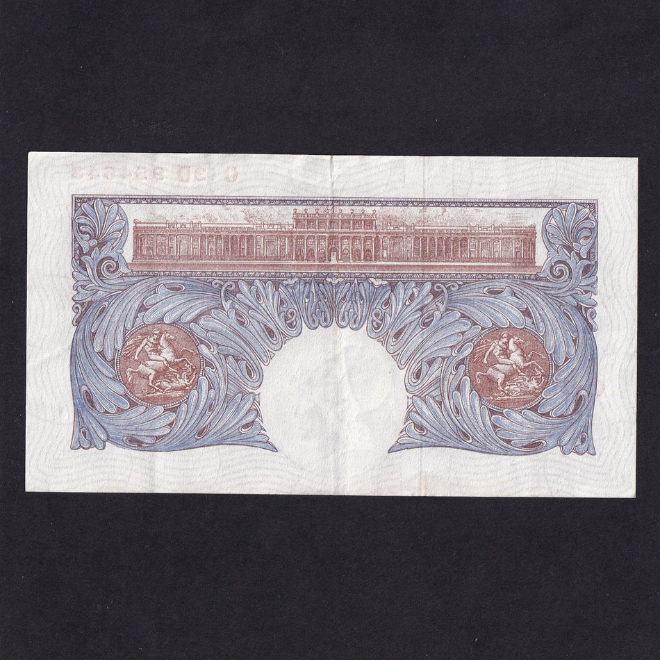 Bank of England (B249) Peppiat, £1 emergency issue, blue, VF