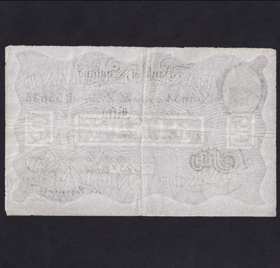 Operation Bernhard - Nazi forgery 1942-44, Peppiatt, £50, 15th May 1937, edge nick, otherwise Good Fine