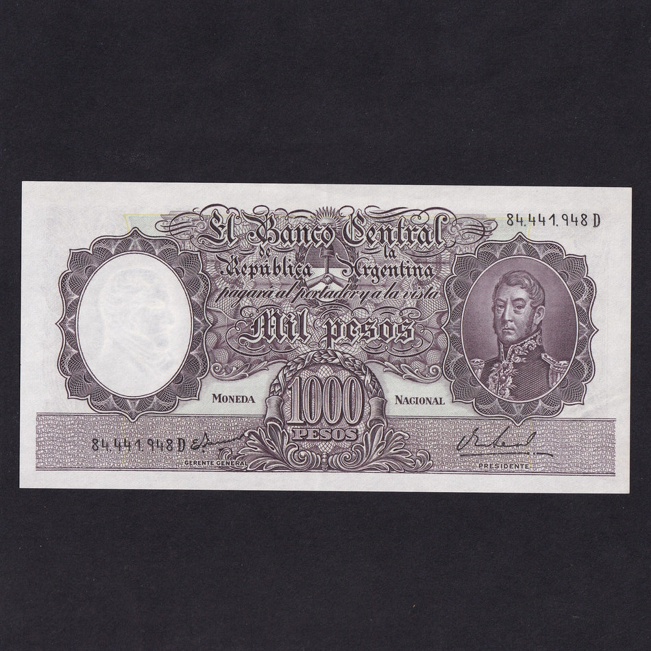 Argentina (P279b) 1000 Pesos, signature title Gerente/ Presidente, UNC