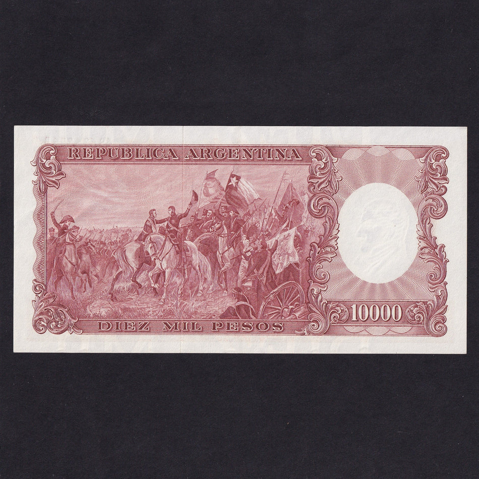 Argentina (P281b) 10,000 Pesos, signature title Gerente/ Presidente, series B, Good EF