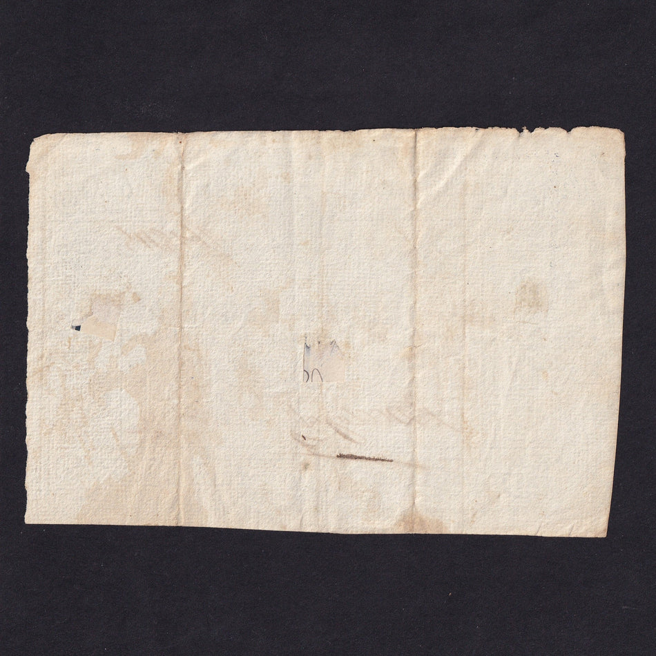 Paraguay (P23) 3 Pesos, 1865, ship, no.161845, Fine
