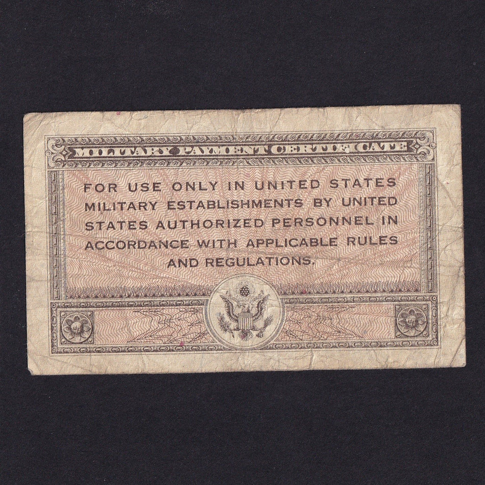 USA (PM5) Military Payment Certificate, $1, 1946, series 461, VG