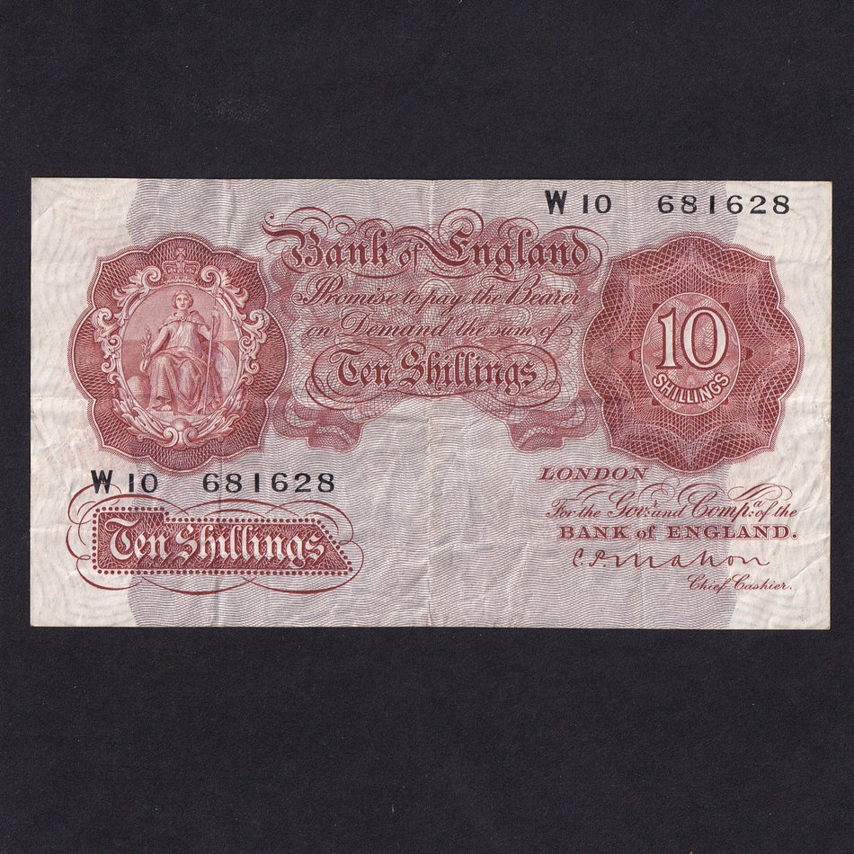 Bank of England (B210) Mahon, 10 Shillings, W10, VG