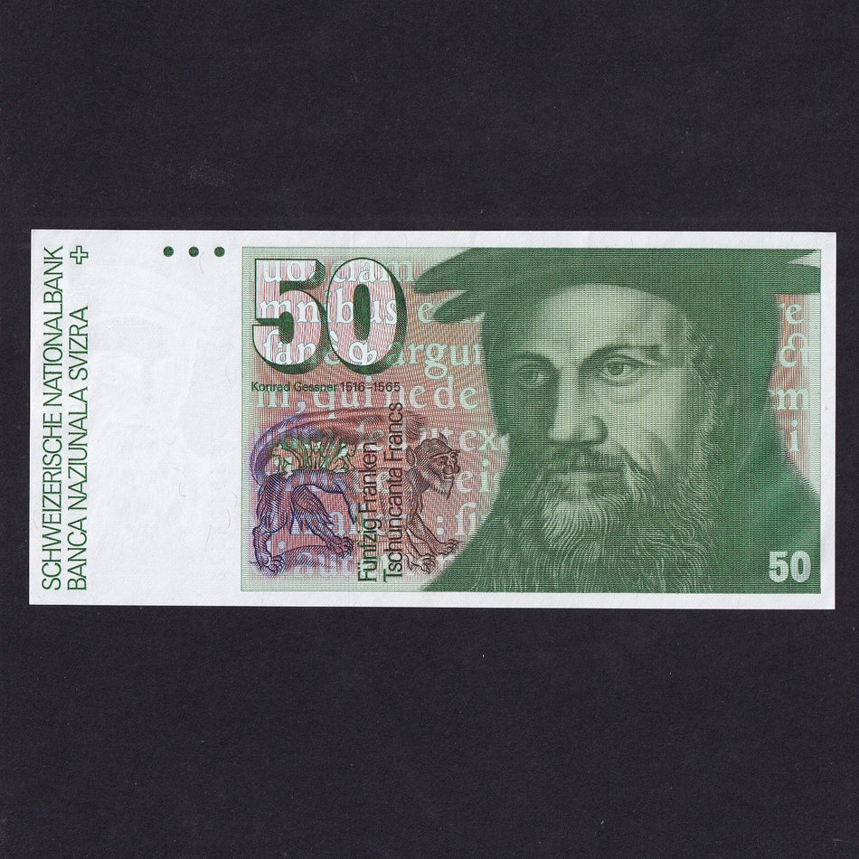 Switzerland (P56a) 50 Franken, 1978, A/UNC