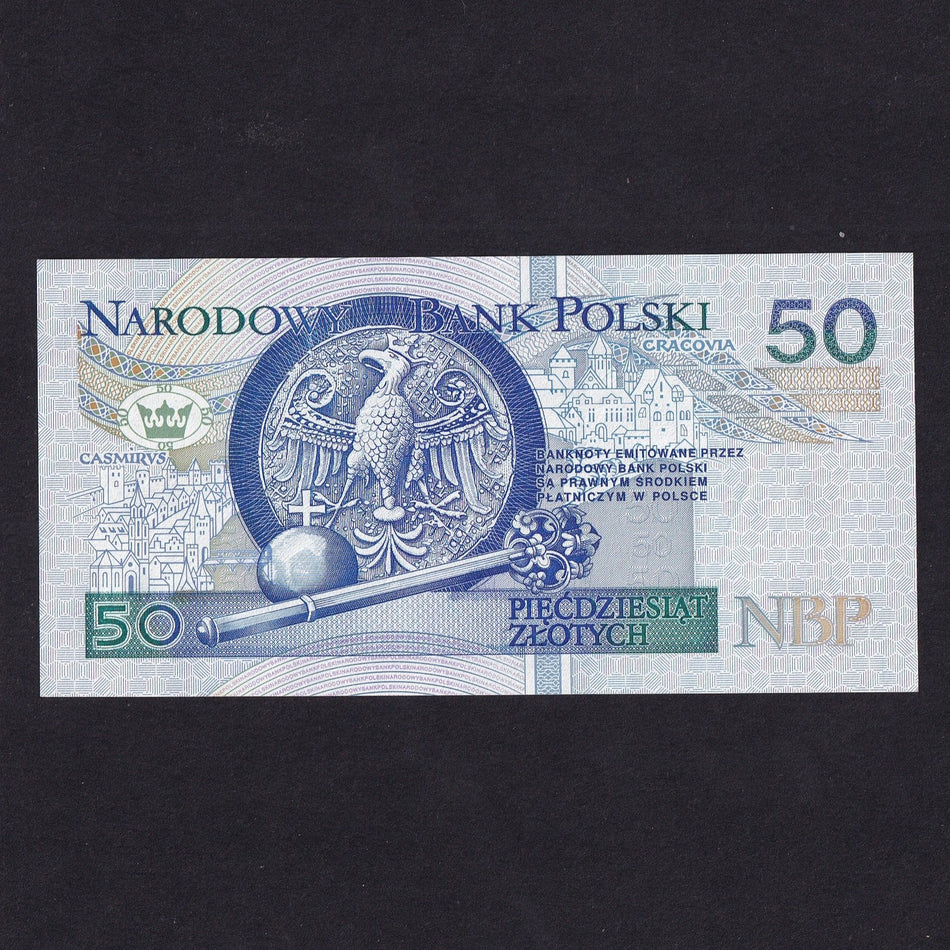 Poland (P175a) 50 Zloty, 1996, A/UNC