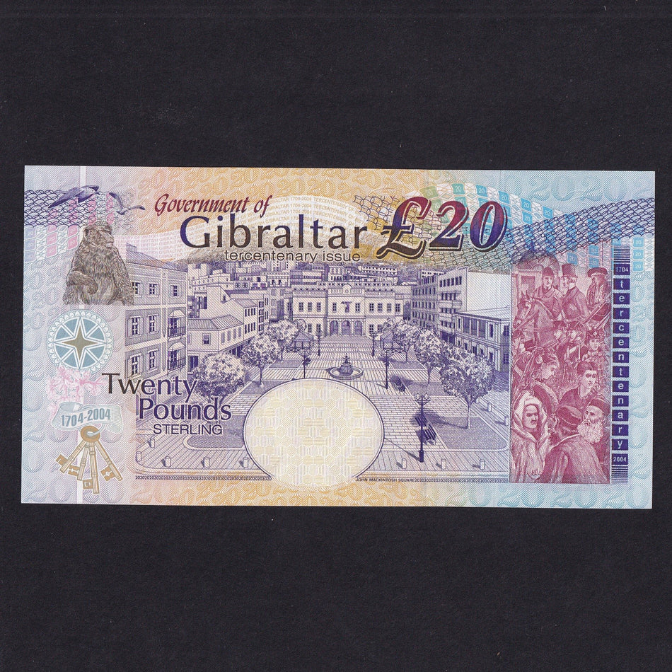 Gibraltar (P31) £20, 2004, CCC001899, QEII, UNC