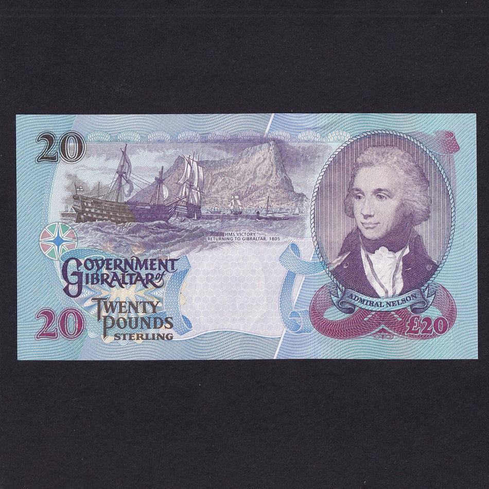 Gibraltar (P33a) £20, 2006, AB583734, QEII, UNC