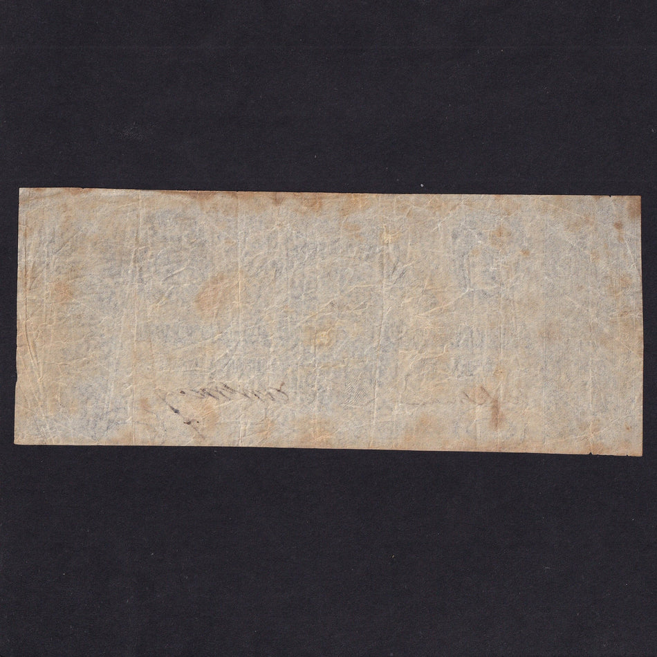 Confederate States (P17b) $5, 2nd September 1861, Memminger, black, no.14744, rust, Fine