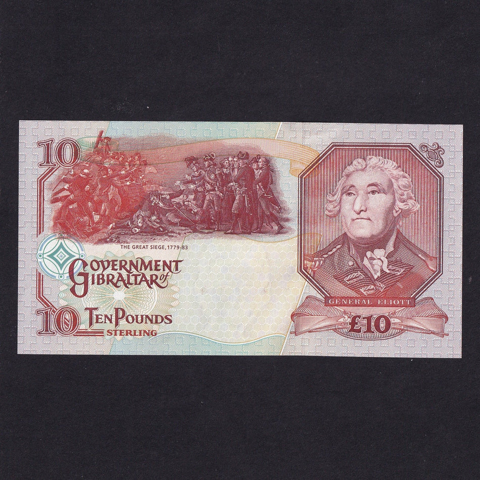 Gibraltar (P26) £10, 1995, QEII, UNC