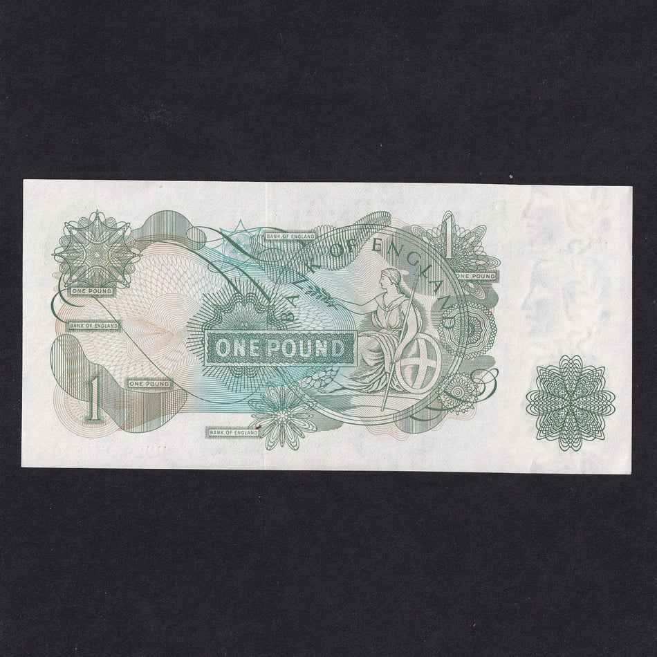 Bank of England (B322) Page, £1, HU29, UNC