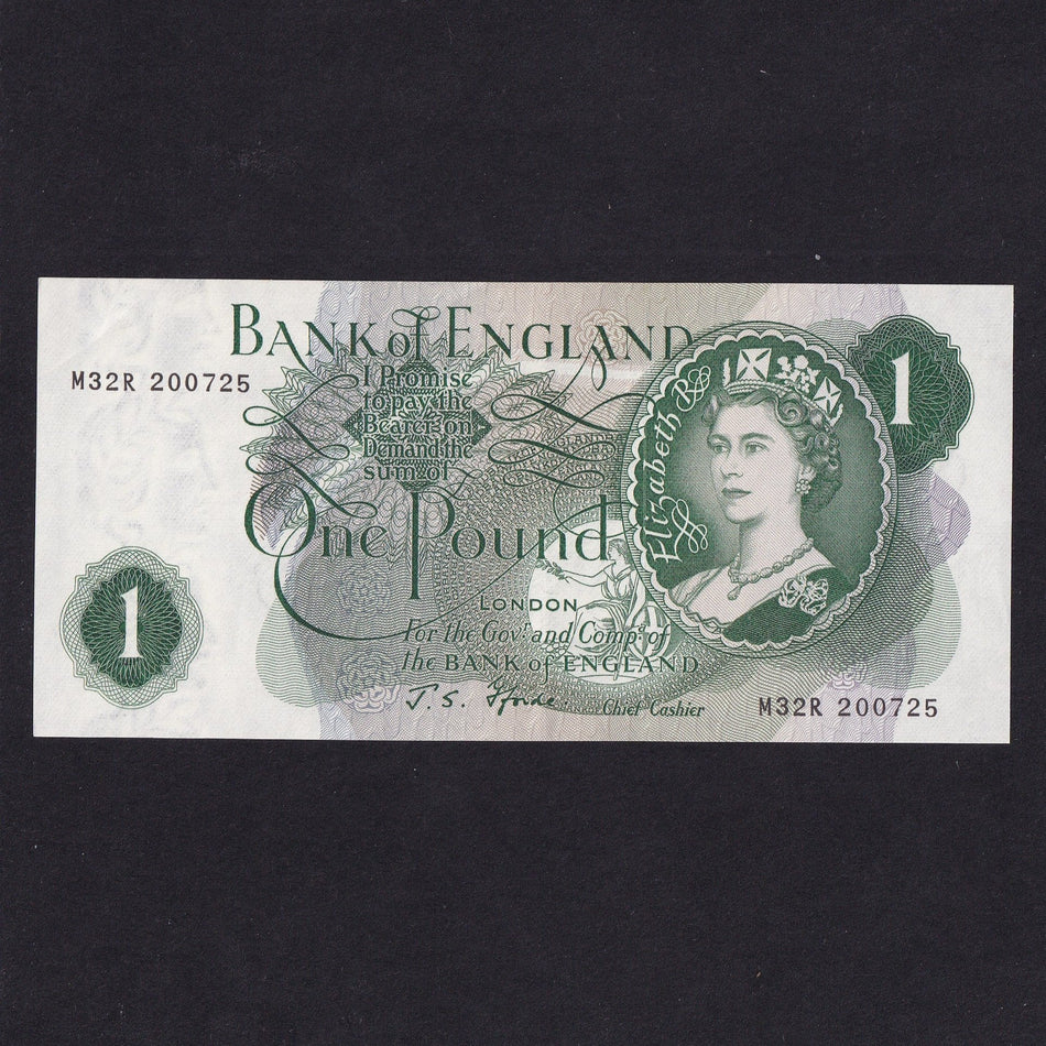 Bank of England (B302) Fforde, £1 replacement, M32R, EF