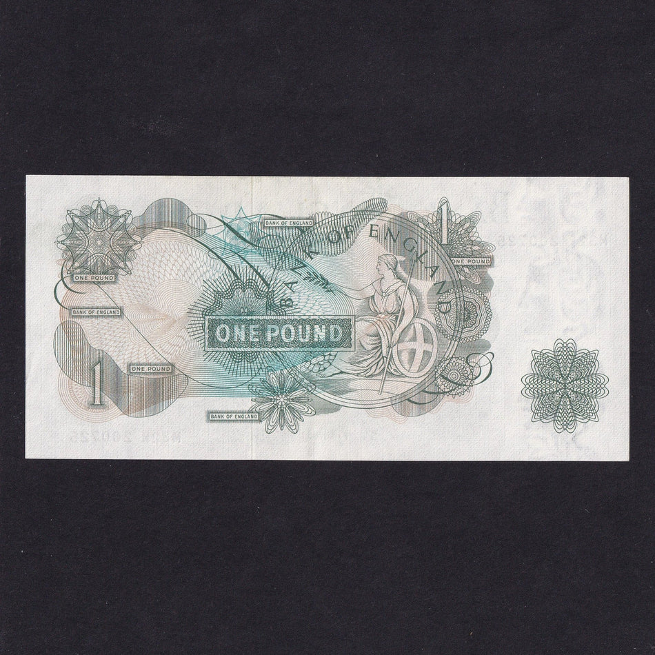 Bank of England (B302) Fforde, £1 replacement, M32R, EF