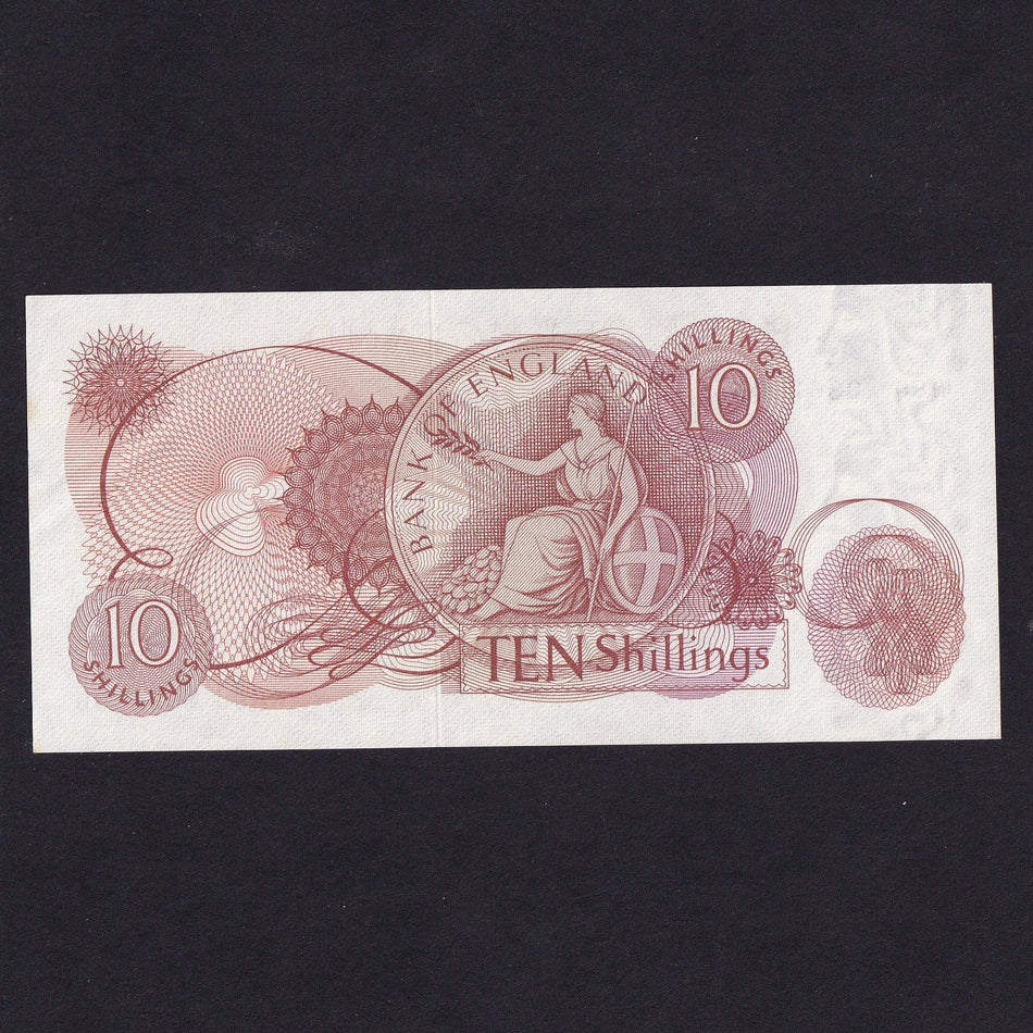 Bank of England (B311) Fforde, 10 Shillings replacement, last million, M80, Good EF