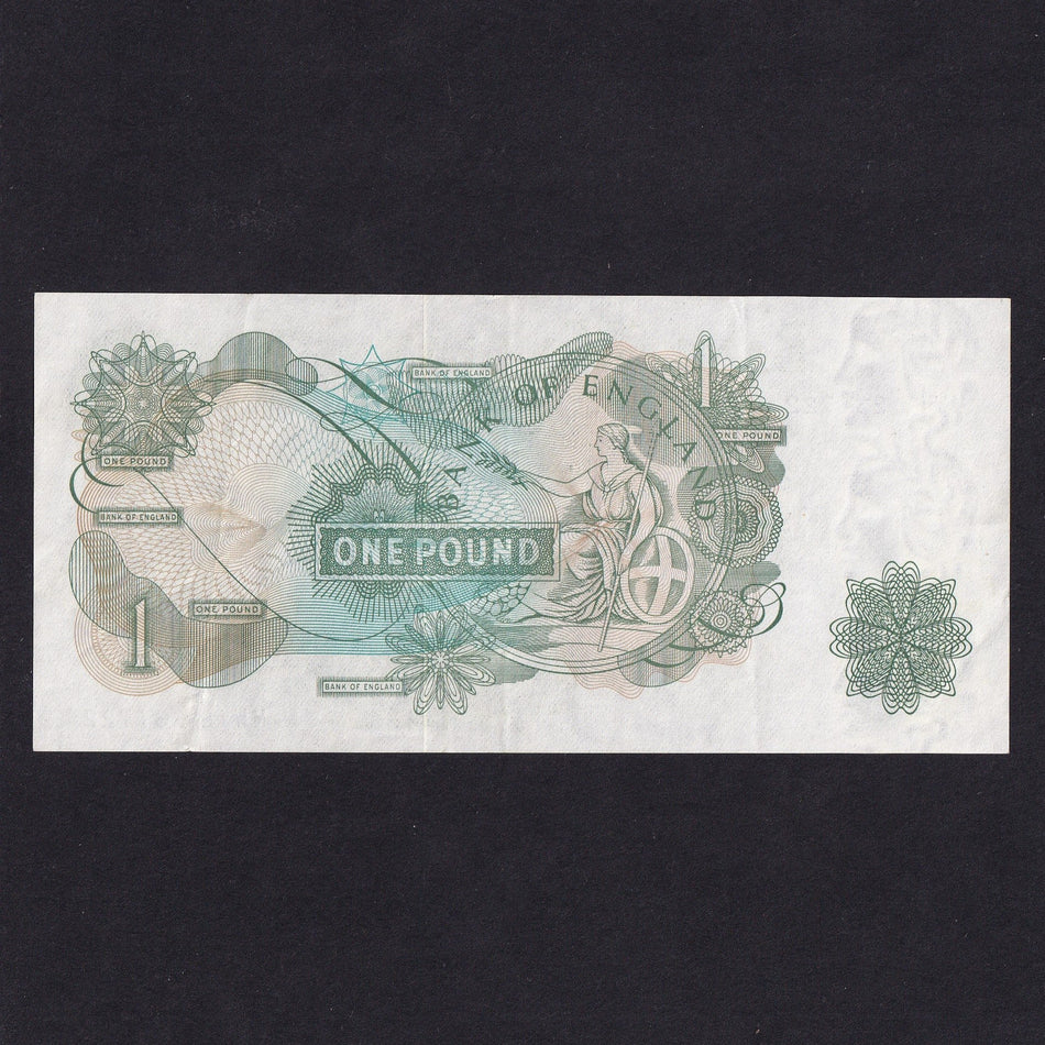 Bank of England (B323) Page, £1 replacement, HW18, traced to MW19, UNC