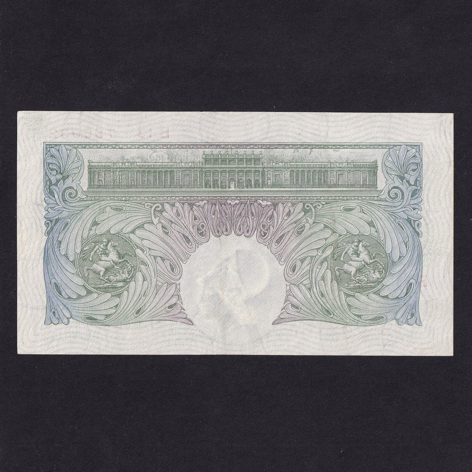 Bank of England (B212) Mahon, £1, B13, pressed, Good Fine