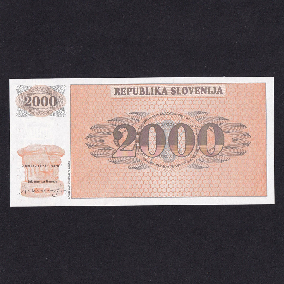 Slovenia (P9A) 2000 Tolar, 1991, UNC