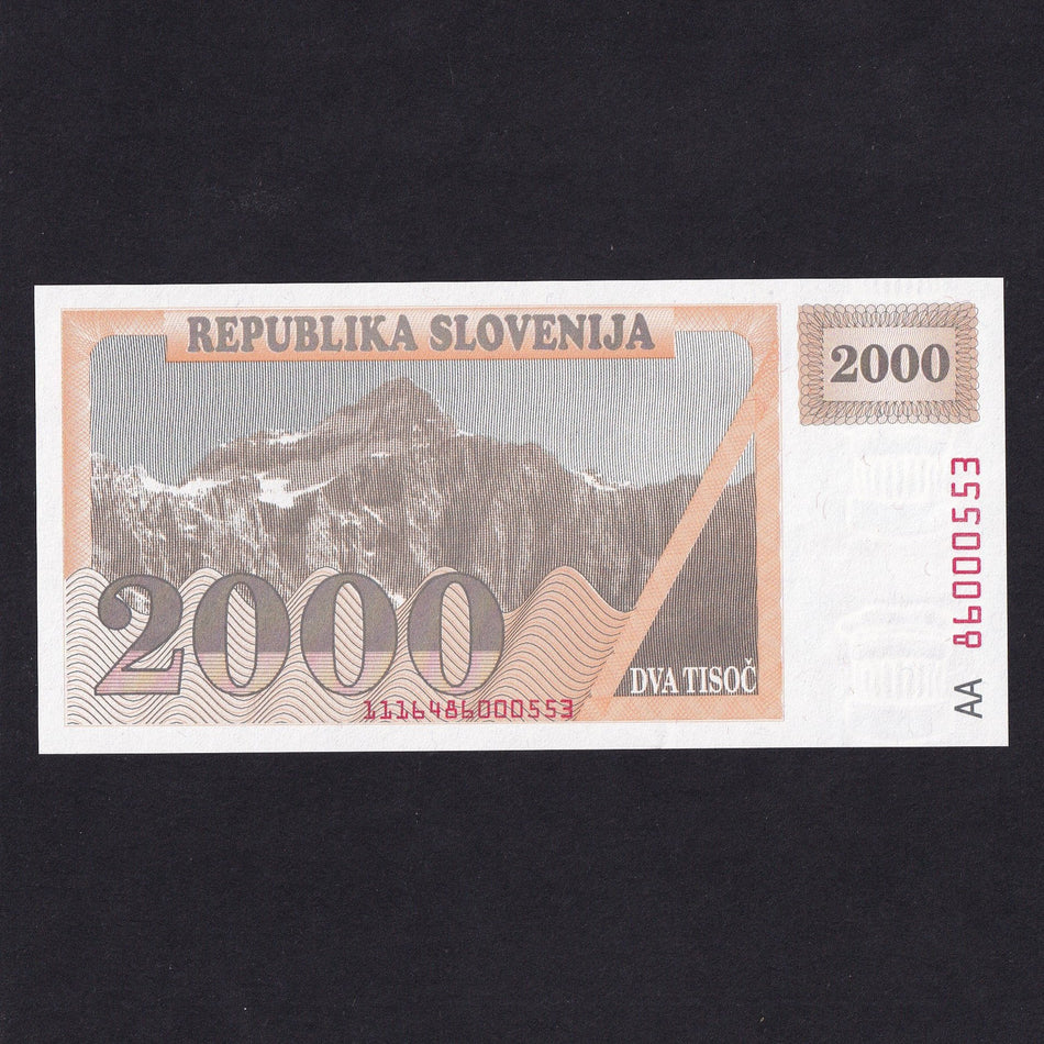 Slovenia (P9A) 2000 Tolar, 1991, UNC