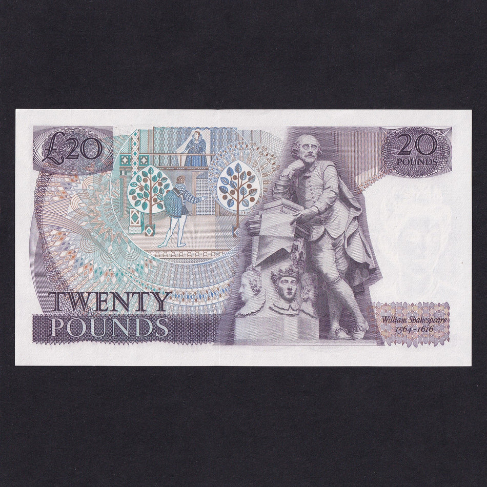 Bank of England (B329) Page, £20 replacement, M02 590862, UNC