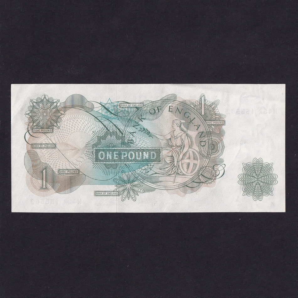 Bank of England (B302) Fforde, £1 replacement, M43R, EF