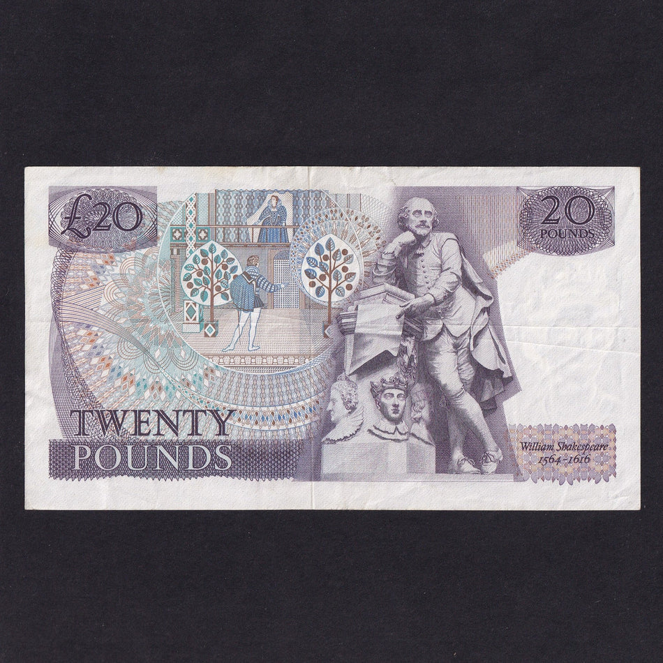 Bank of England (B318) Fforde, £20, A01 987798, pressed, A/VF