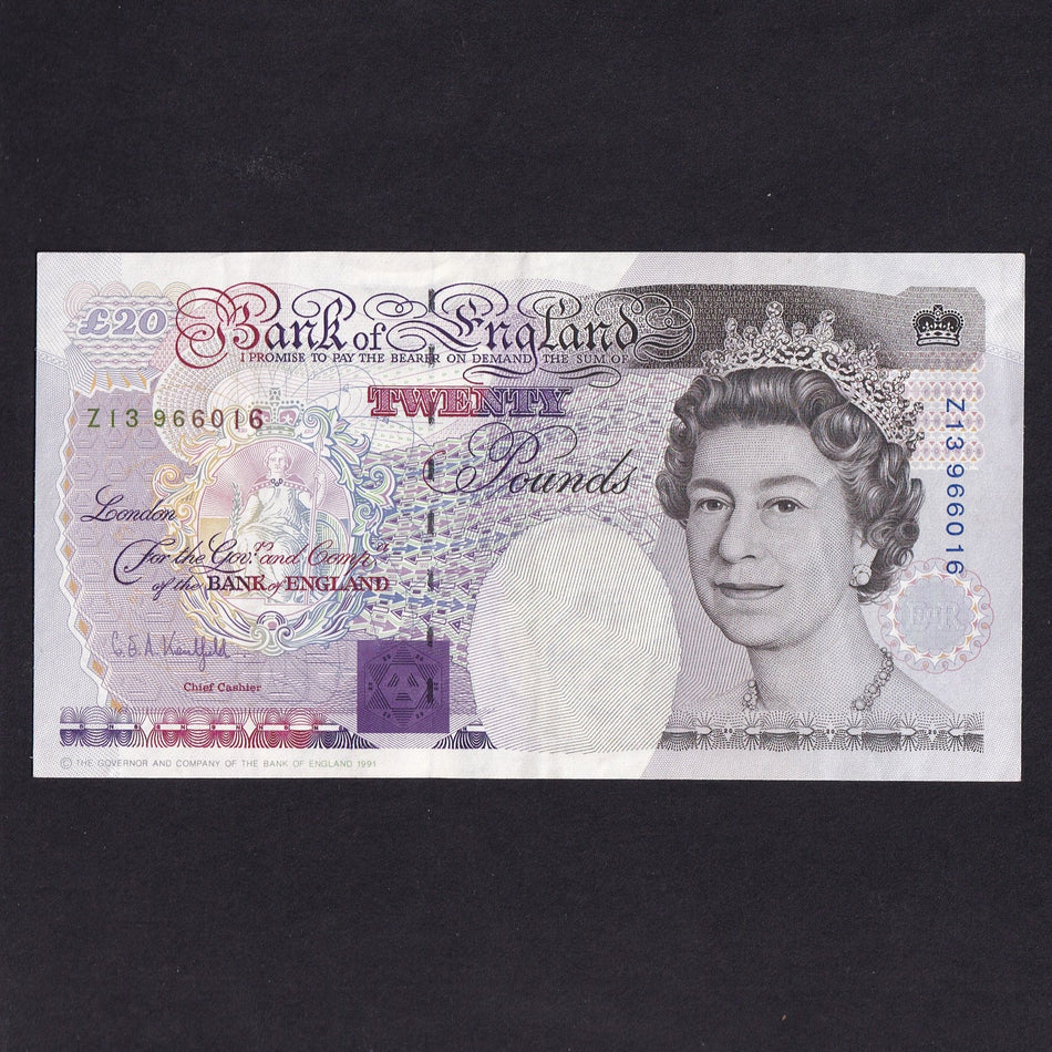 Bank of England (B372) Kentfield, £20 replacement, Z13 966016, Good VF