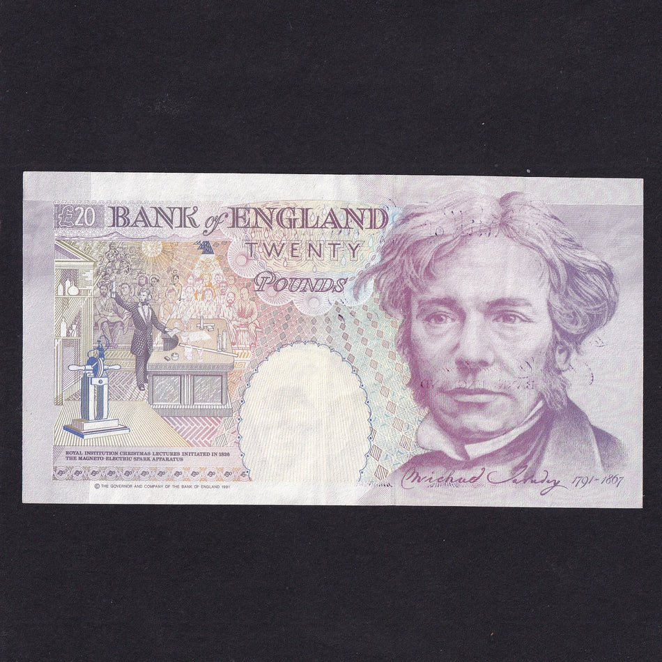 Bank of England (B372) Kentfield, £20 replacement, Z13 966016, Good VF