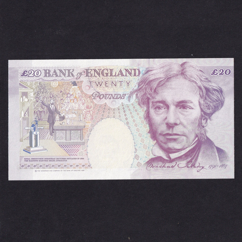 Bank of England (B375) Kentfield, £20, first series, AA60, UNC