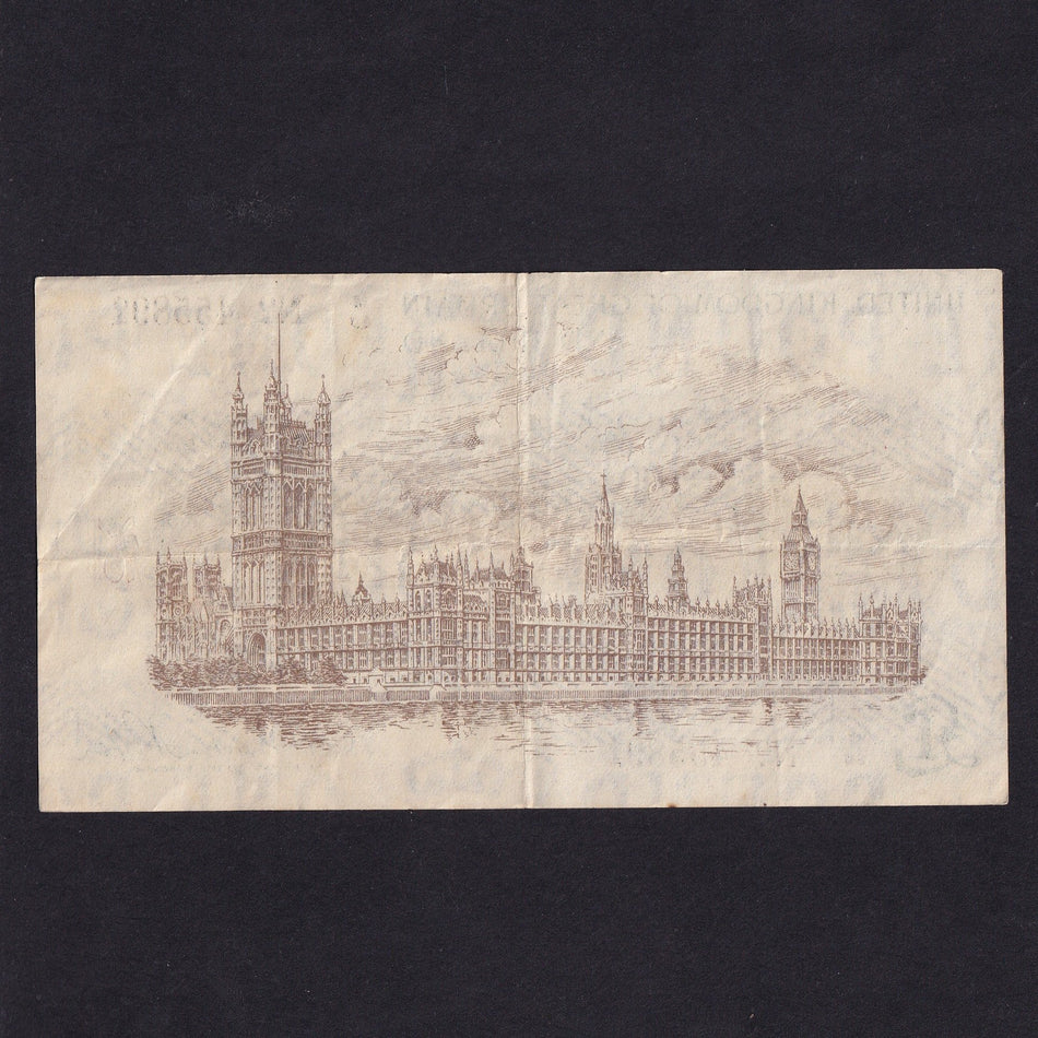 Treasury Series (T24) Fisher, £1, 1919, watermark overall, M89, pinholes, slight rust, VF