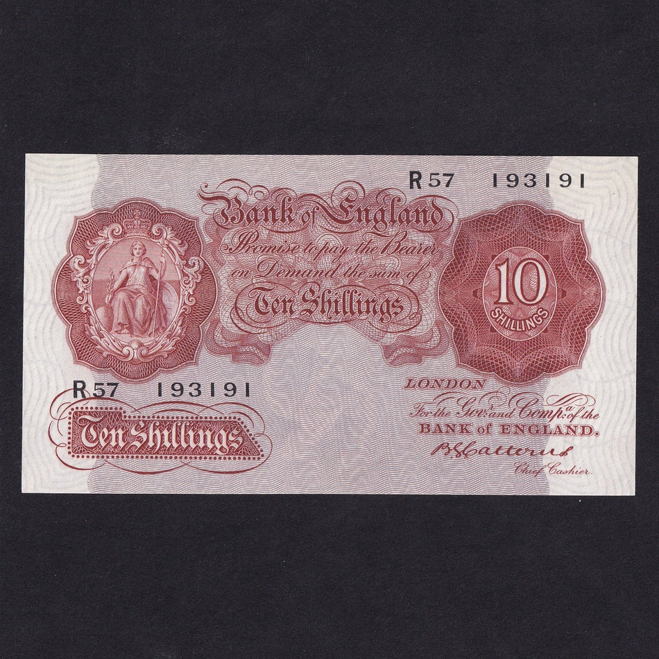 Bank of England (B223) Catterns, 10 Shillings, R57 193191, UNC