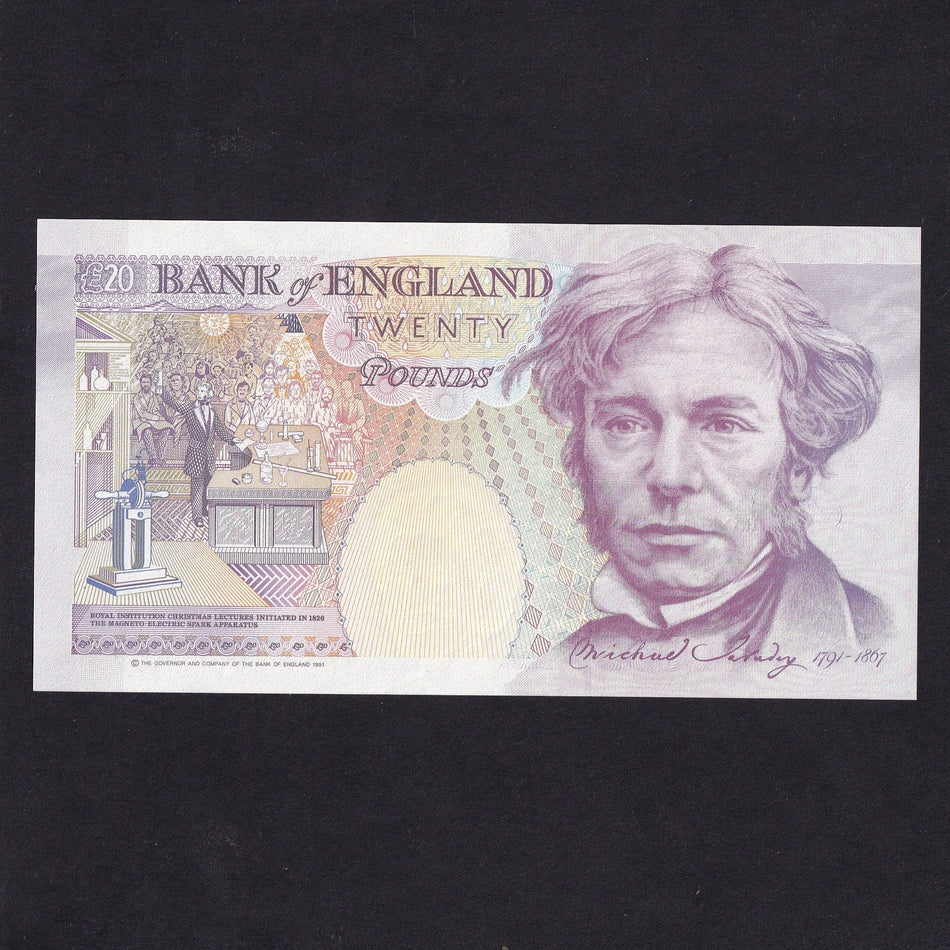 Bank of England (B358) Gill, £20, A01 000697, from C116, UNC