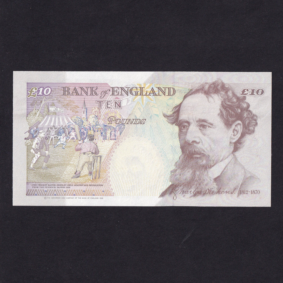 Bank of England (B369) £10, first million & low serial, DD01 000425, UNC