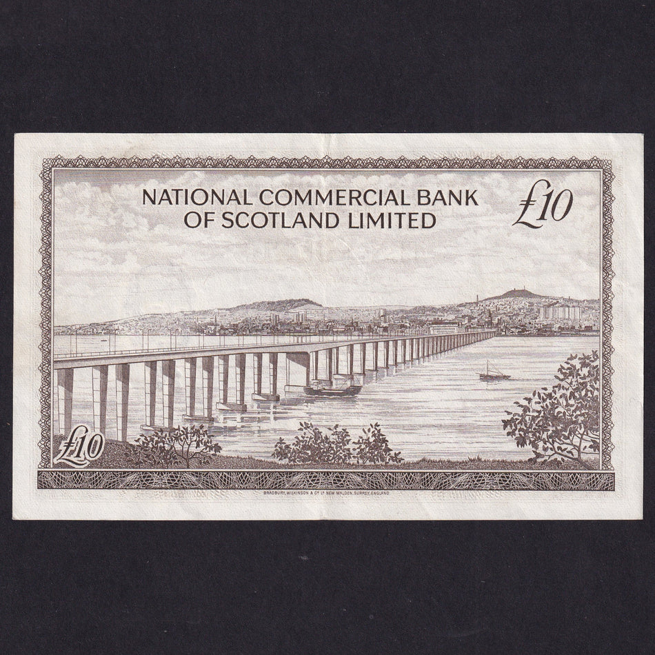 Scotland (P273) (PMS NC11) National Commercial, £10, 18.08.1966, A005030, GDVF