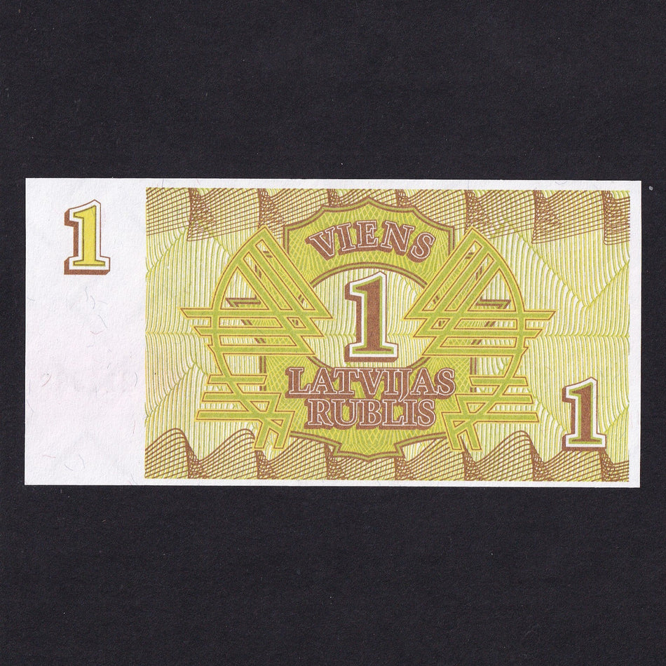 Latvia (P35) 1 Rublis, 1992, UNC