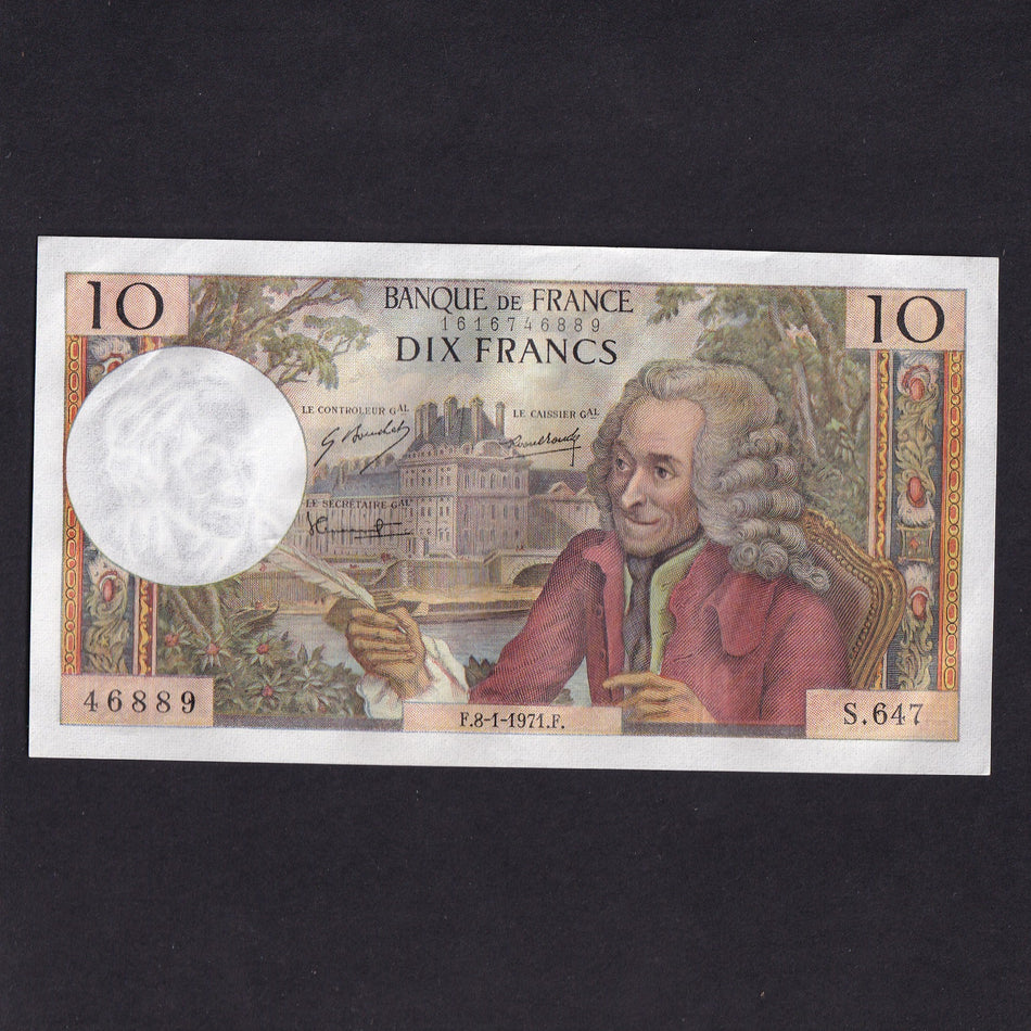 France (P147d) 10 Francs, 1971, Good EF
