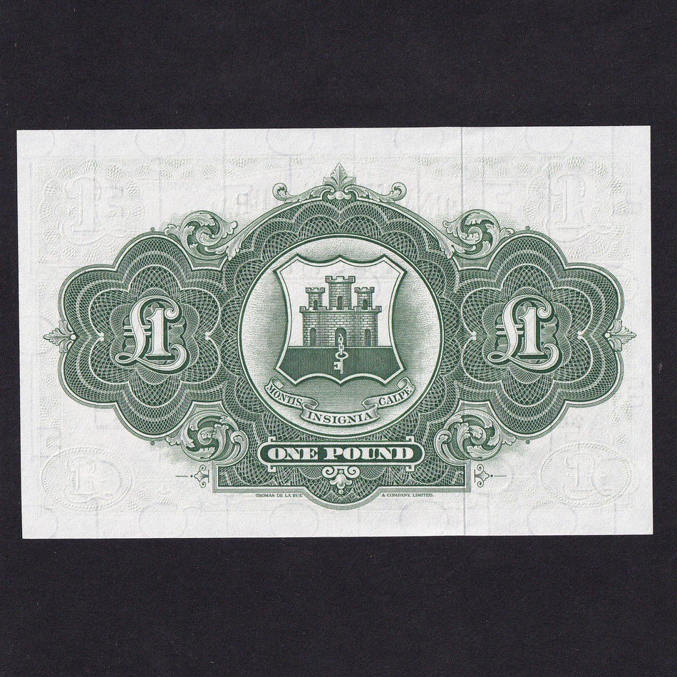 Gibraltar (P18c) £1, 20th November 1975, H531403, UNC