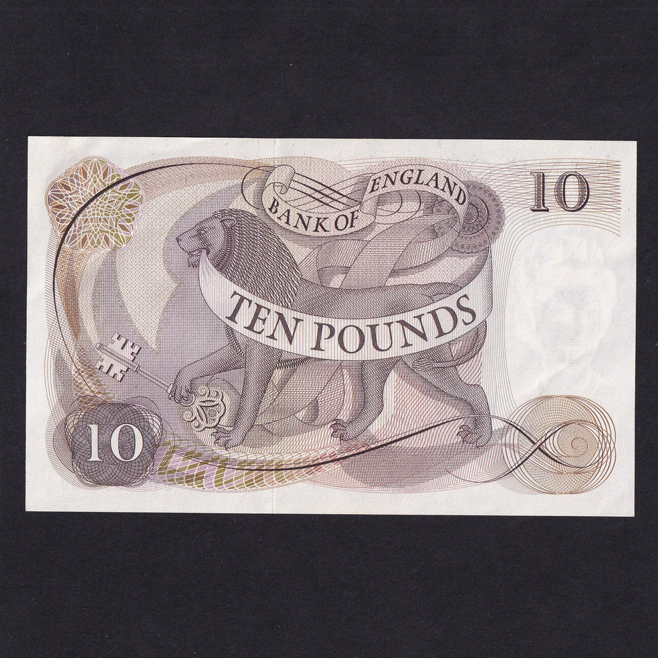 Bank of England (B326) Page, £10, lion reverse, C39, Good EF