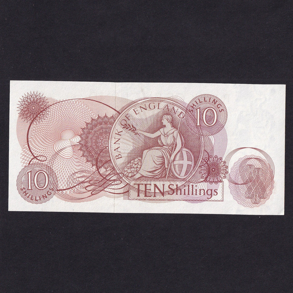 Bank of England (B295) Hollom, 10 Shillings, 16R, last series, UNC