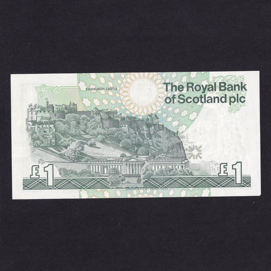 Scotland (P351d) Royal Bank of Scotland, £1 1999 replacement, Matthewson, Z/1, UNC
