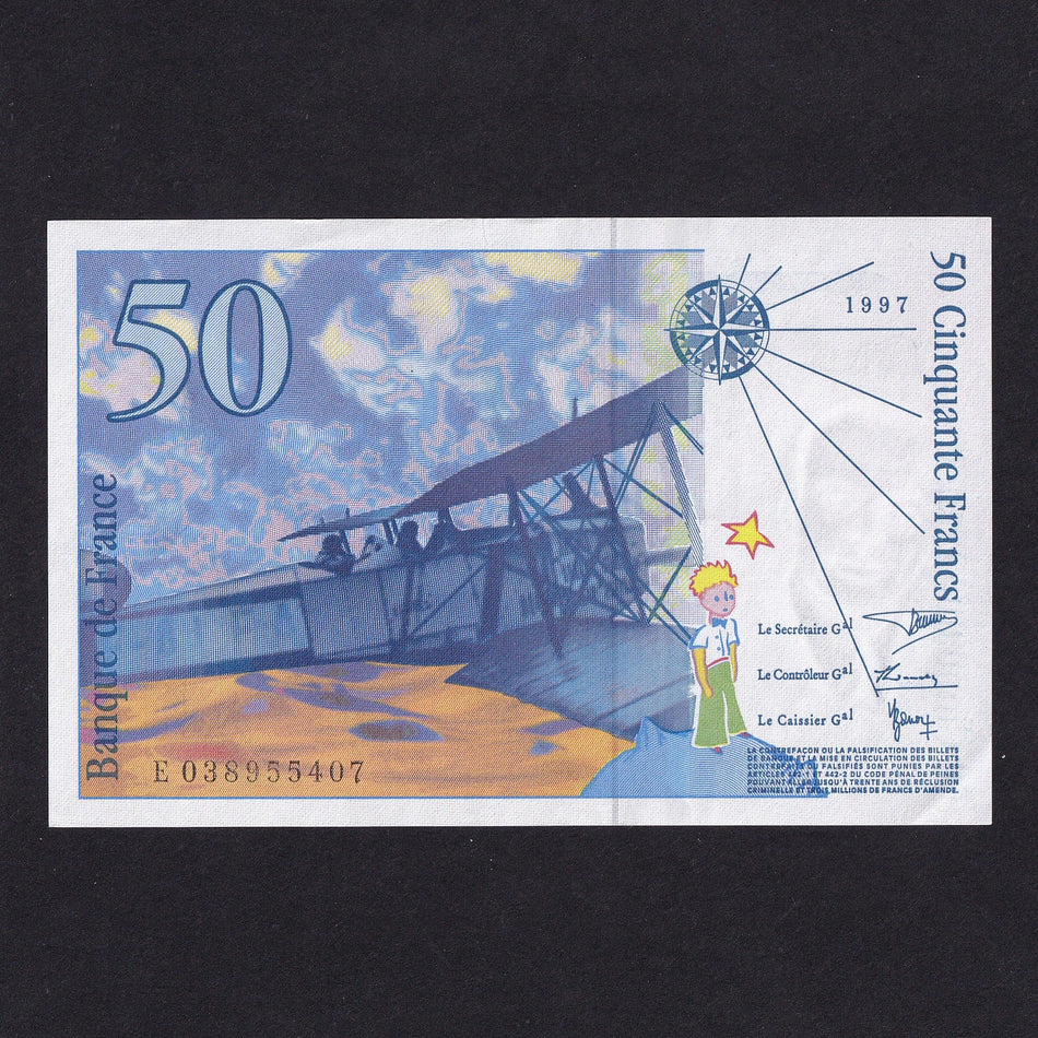 France (P157Ad) 50 Francs, 1997, A/UNC