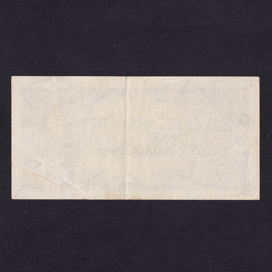 India, One Anna, WWII POW camp, Bangalore, 1A, type 2, Campbell no.5083, Good VF