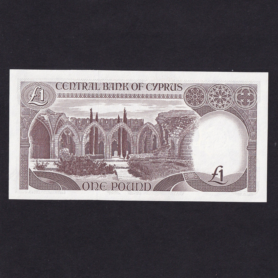 Cyprus (P53a) £1, 1987, UNC