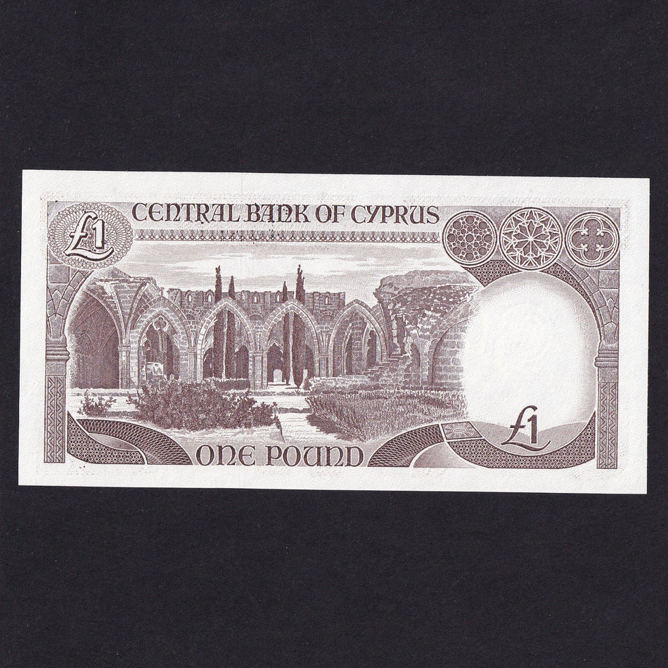 Cyprus (P53c) £1, 1989, UNC