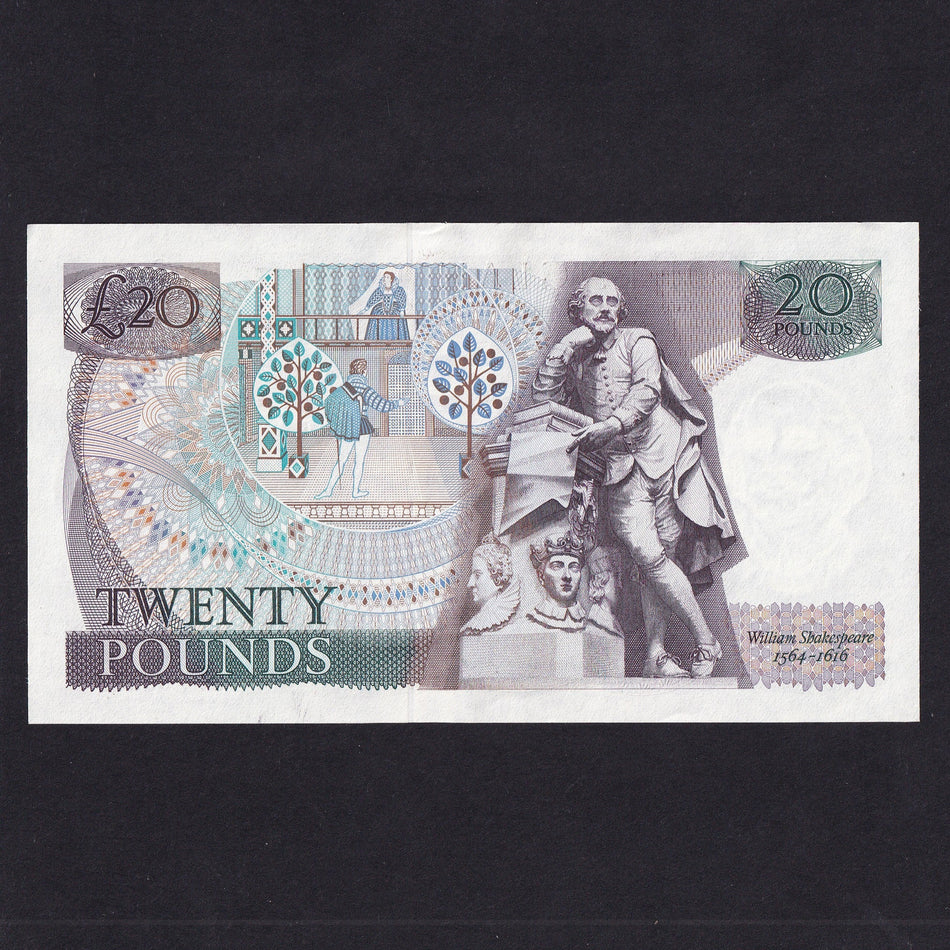 Bank of England (B355) Gill, £20, Good VF/EF but tiny ink marks