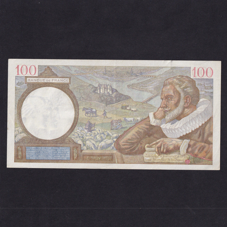 France (P94) 100 Francs, 1940s, Good VF/EF